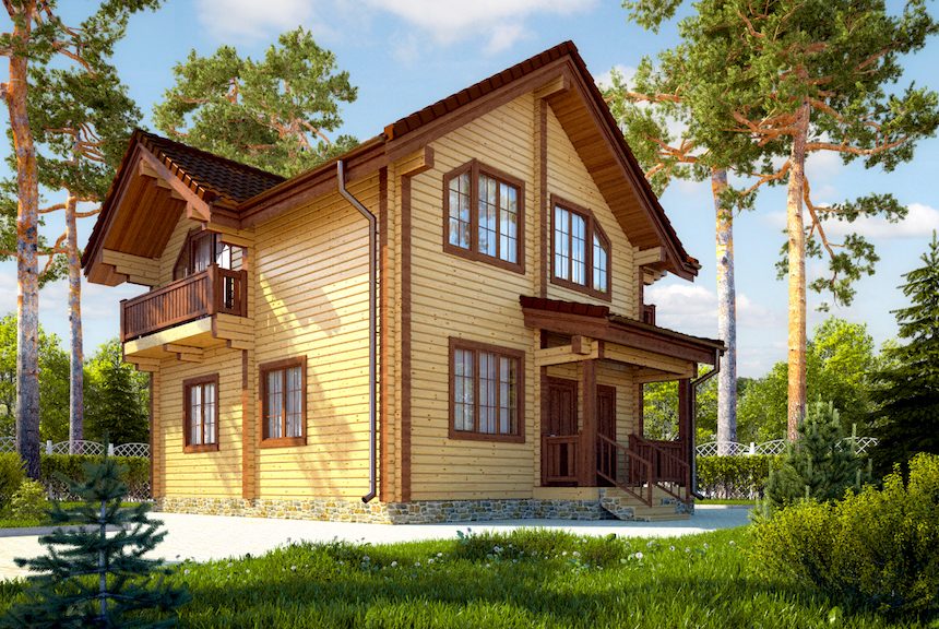 строительство домов из бруса